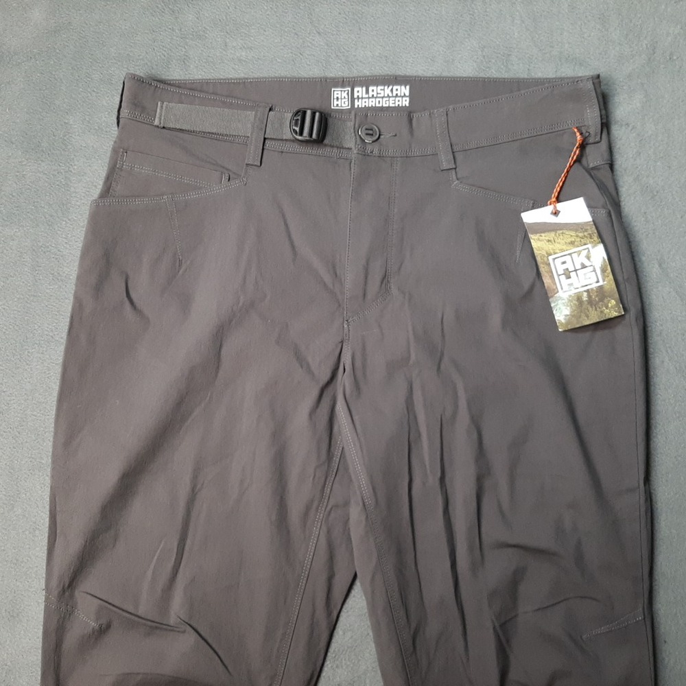 NEW Alaskan Hardgear Pants Mens 34x32 Gray Free Rein Duluth Work Hiking AKHG